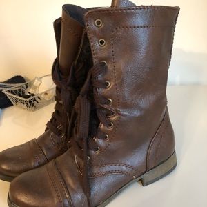 Brown boots